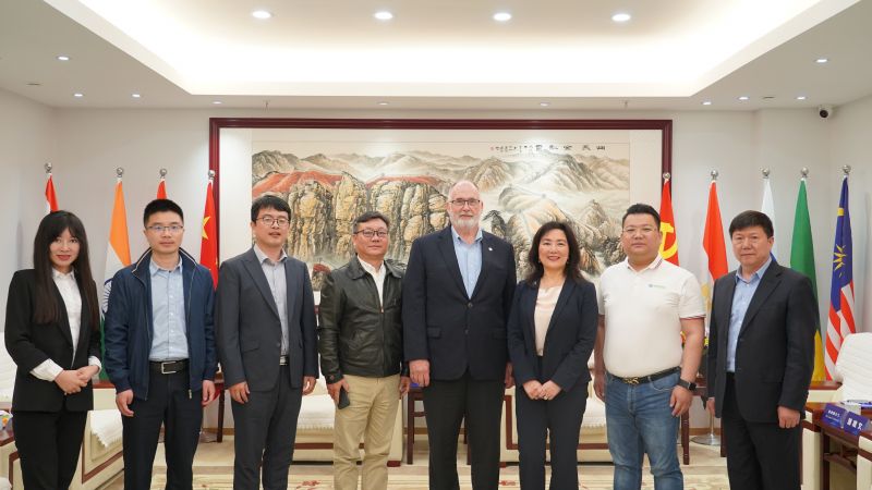 热烈欢迎 || 美国堪萨斯州代表团一行到访欧冠在线官网-欧冠（中国）参观交流